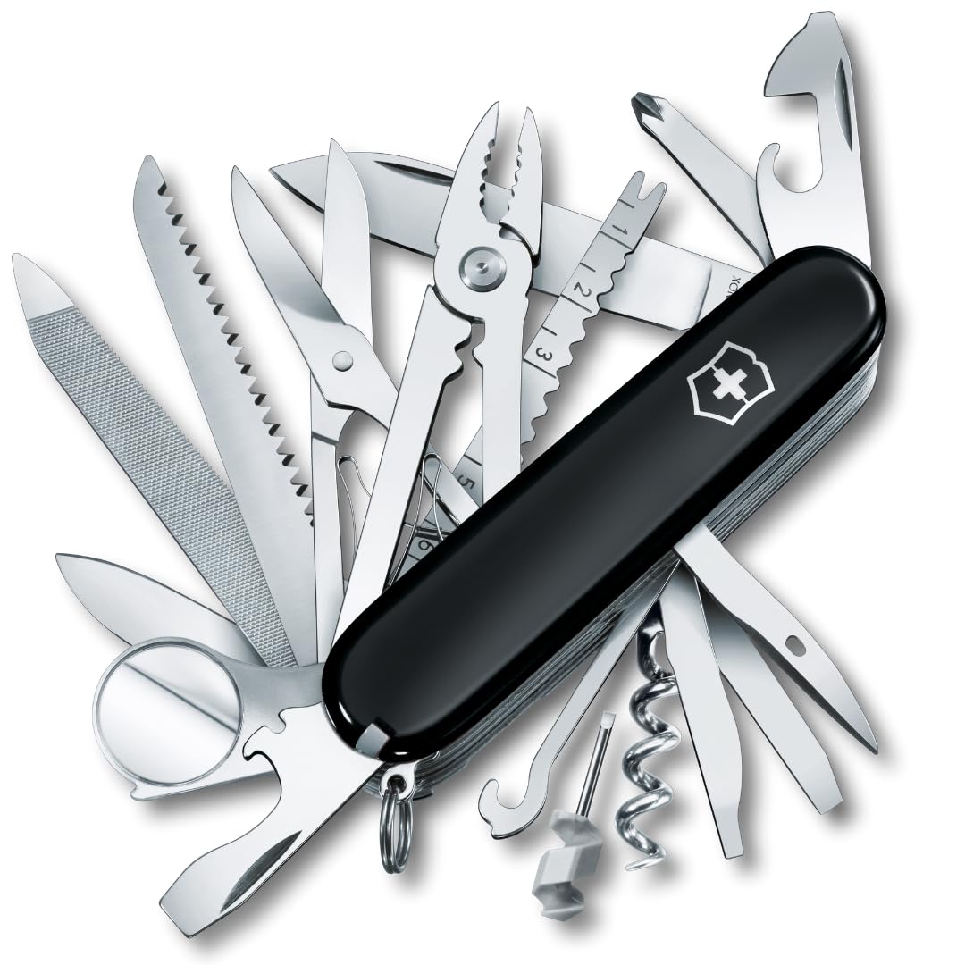 Victorinox Black / SwissChamp / 3.6" Folding Knives