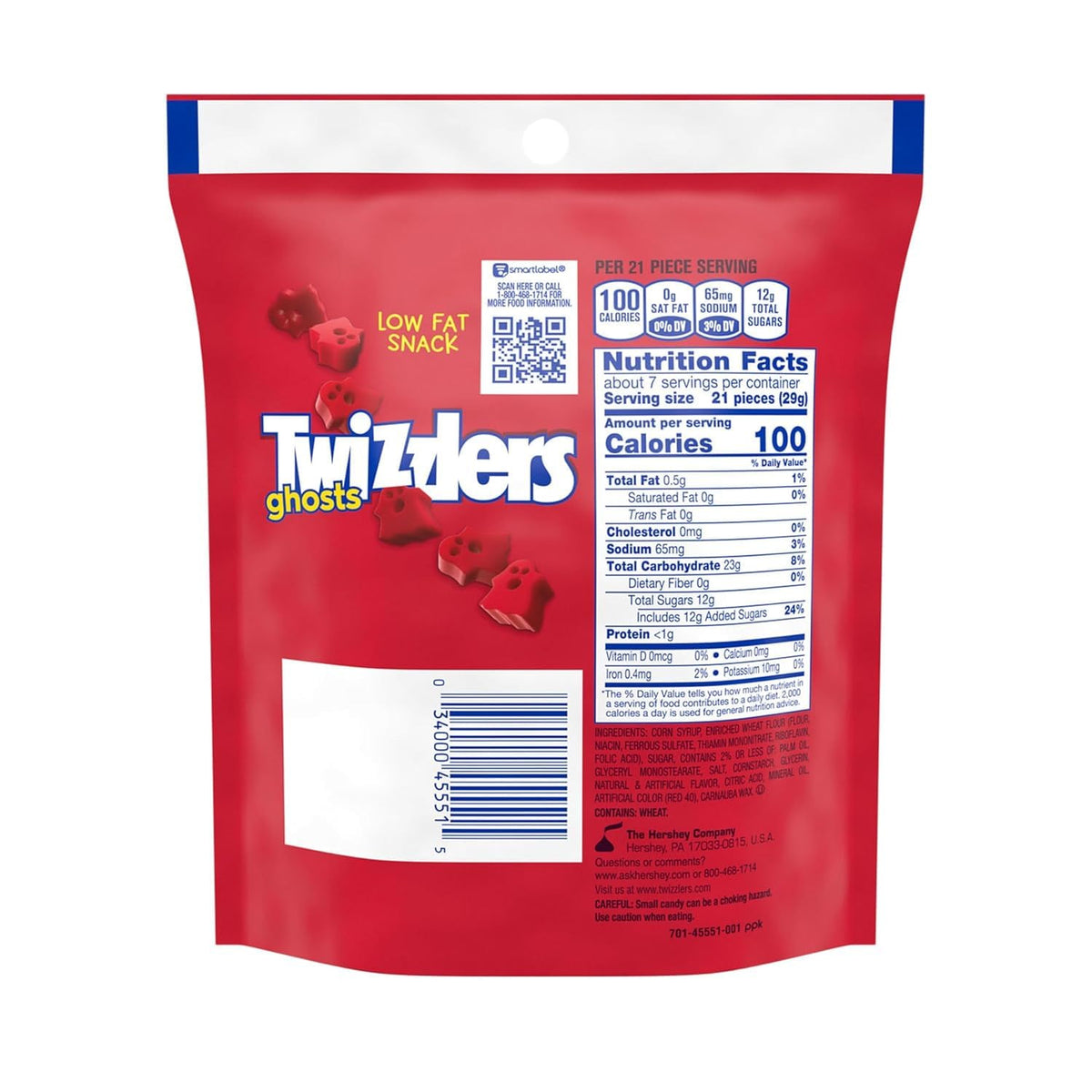Ghosts and JOLLY RANCHER TRICKIES Gummies by Twizzlers – 7.1 Ounce (Pack of 2)