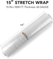 Modern Innovations (2) 15" Roll / Refill / 15" Refill (2 Pack) Stretch Film