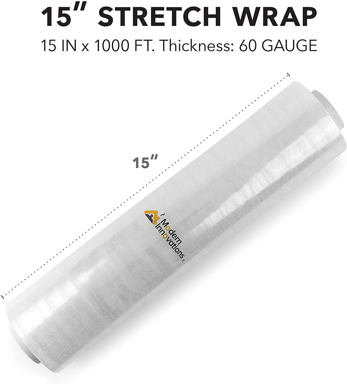 Modern Innovations (2) 15" Roll / Refill / 15" Refill (2 Pack) Stretch Film