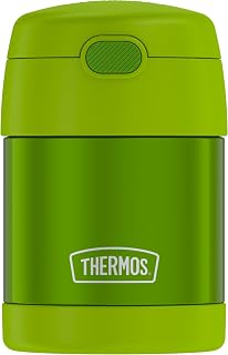 THERMOS FUNTAINER Kids Food Jar with Spoon, 10oz, Lime