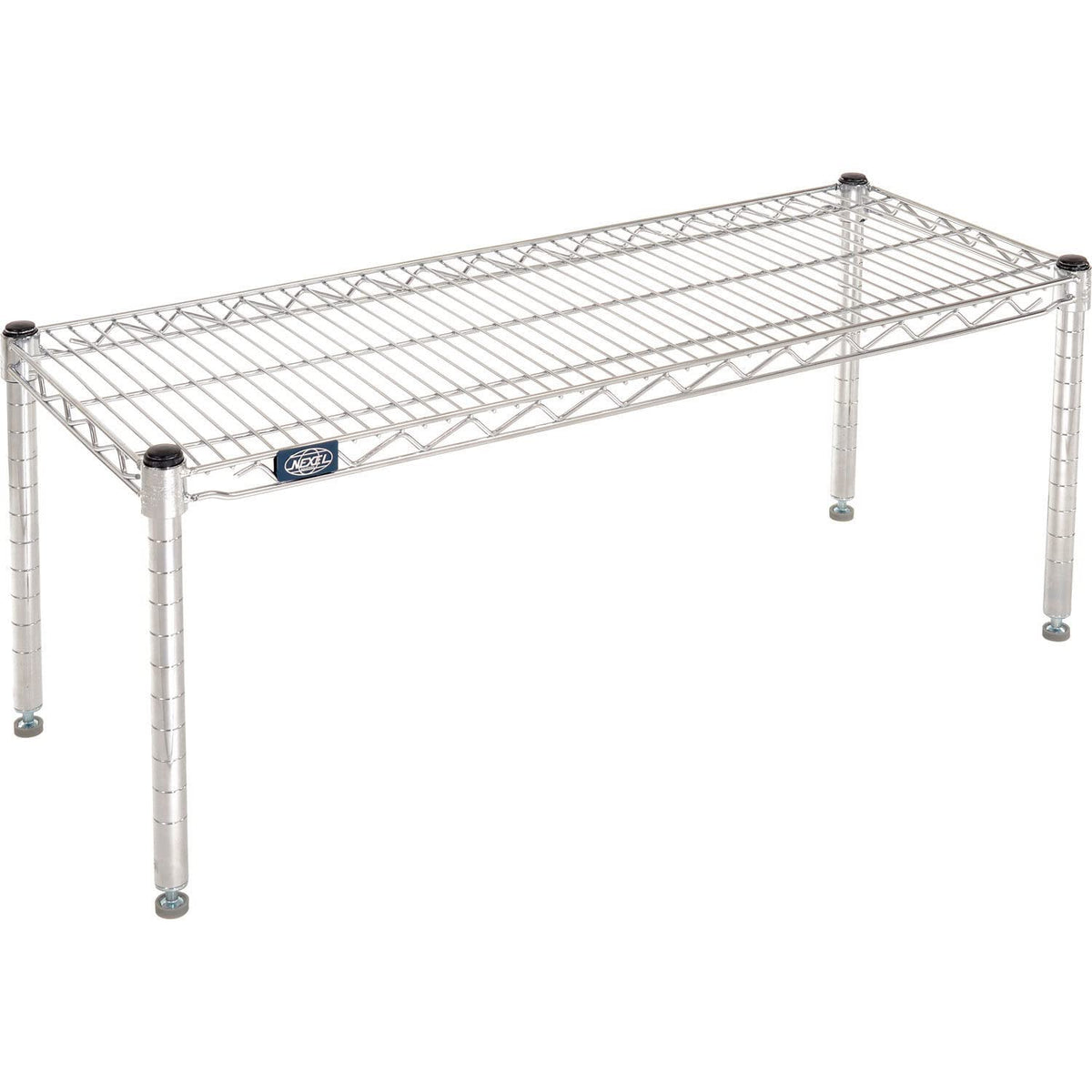 Chrome Wire Dunnage Rack by Nexel – Wire, Silver, Model P1436C