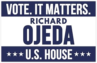 Richard Ojeda for Us House 2026 Car Magnet Bumper Election Matters Vote Race November Voting
