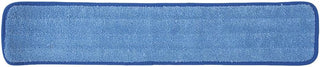 HUBERT Microfiber Wet Mop Head Blue - 24"L x 5"W Set of 3