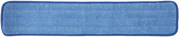 HUBERT Microfiber Wet Mop Head Blue - 24"L x 5"W Set of 3