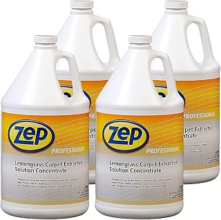 Zep Lemongrass Carpet Extraction Solution Concentrate - 1 (Case of 4)