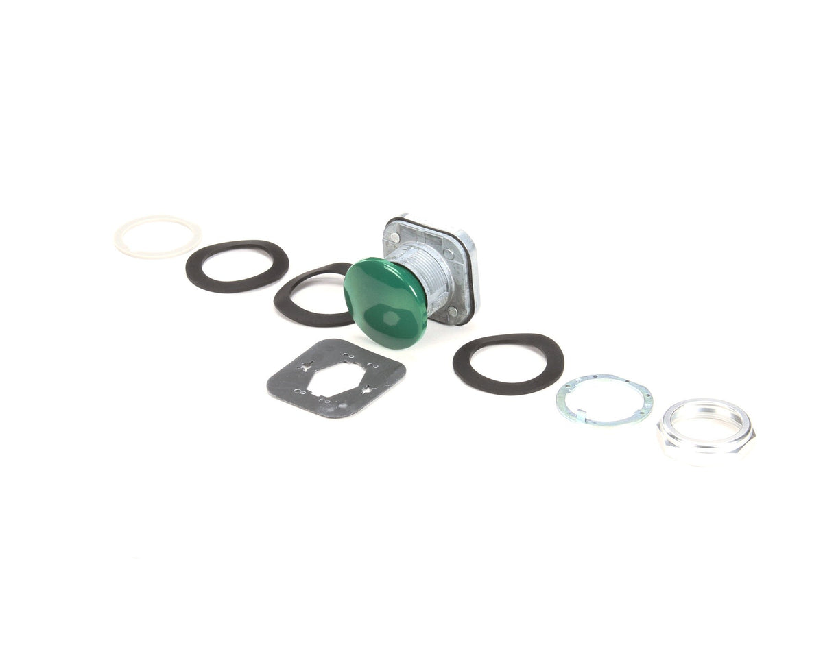 800T Green Mushroom Push Button by Edlund – Plastic, Green, Model B137