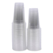 Clear Plastic Cold Cups by Boardwalk – 16 Ounces, Paper, White, Model PET20