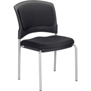 Stacking Chair by Global Industrial – 20.5 x 24 x 34.29 inches, Plastic, Grey, Model NEW240220BK