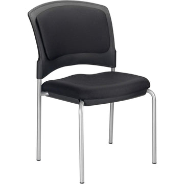 Stacking Chair by Global Industrial – 20.5 x 24 x 34.29 inches, Plastic, Grey, Model NEW240220BK