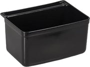 Winco 13" x 9" Black Silverware Bin