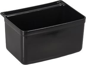 Winco 13" x 9" Black Silverware Bin