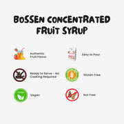 Premium Brown Sugar Syrup (11 lbs/bottle) by Bossen – 176 Fl Oz (Pack of 1)