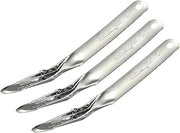 Bostitch Office Premium Staple Remover Tool, All Metal, Pack of 3 | No Tear Push-Style Staple Puller, Chrome, Staple Remover Tool for Home & School