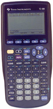 TI-89 Advanced Graphing Calculator by Texas Instruments – Small, titanium, Black, Model TI89