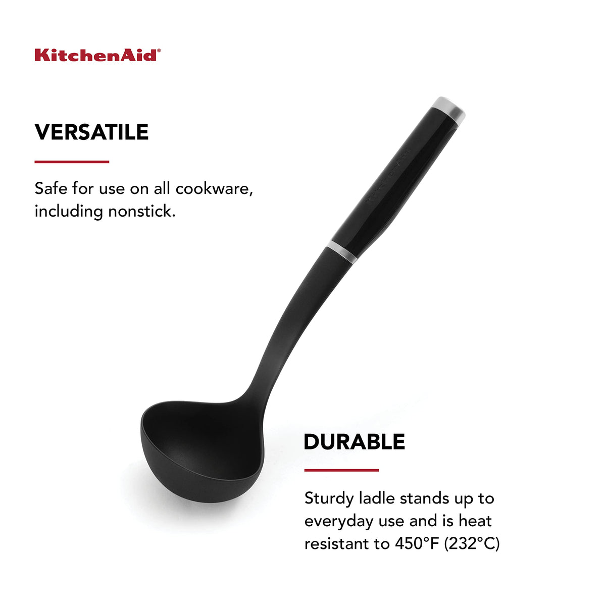 KitchenAid Black 2 / One Size / Ladle Ladles