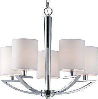 Canarm ICH425A05CH Milano 5-Light Chandelier, Chrome