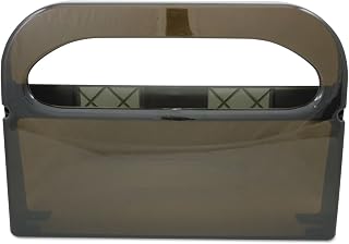 Hospeco HG-1S Health Gards Half-Fold Smoke Plastic Wall Mounted Toilet Seat Cover Dispenser