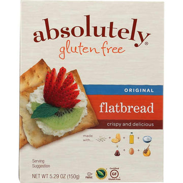Gluten Free Original Flatbread by Absolutely – 5.29 Ounce (Pack of 12), Pack of 12
