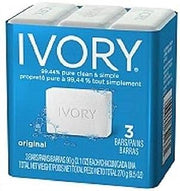 Simply Ivory Bath Bar for Unisex By Ivory, 3 Count (Pack of 2)