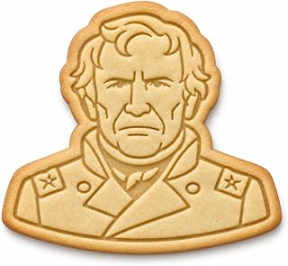 Standing Zachary Taylor Cookie Cutter & Stamp, Fondant & Clay - 4x3.1"