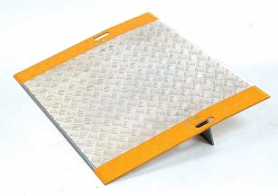 Global Industrial 60" W x 48" L High-Traction Aluminum Dock Plate, 2660 Lb. Capacity