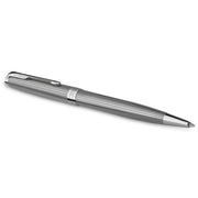 Sonnet Ballpoint Pen - Ciselé Palladium - Chrome Trim (Special Edition) by Parker – 1 Count (Pack of 1), Chrome White, Model 2209263