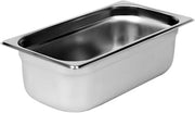 Thunder Group third size 4" deep 22 gauge anti jam pans, comes in each