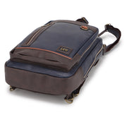 320-3151-03 Men's Body Bag by Lee – One Size, ポリウレタン (PU), Navy, Model lee3151-zai-navy