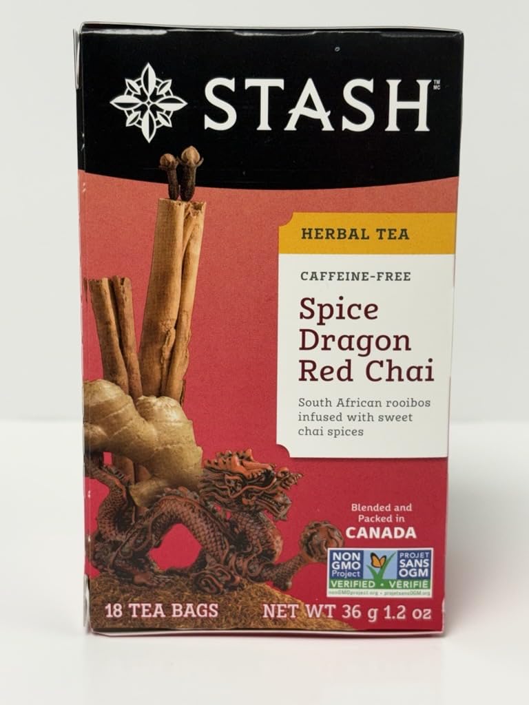 Tea Tea Decaf Chai Red Spice by Stash – 18 Count (Pack of 1), No Color, Model 0077652083095