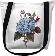 Betsydrake TY127G 18 x 18 in. Blue Hydrangea Tote Bag - Large