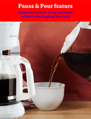 Betty Crocker White / 12-Cup / 60.0 ounces Coffee Machines