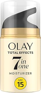 Olay Total Effects 7-in-1 Anti-Aging Face Moisturizer with SPF 15, Fragrance-Free, 1.7 Fl Oz (Pack of 12)