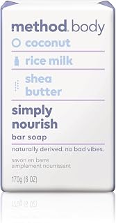 Method Bar Soap, Simply Nourish, 6 oz, 1 pack, Packaging May Vary