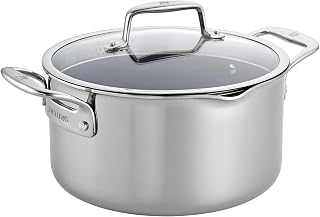 ZWILLING Clad CFX 6-qt Stainless Steel Ceramic Nonstick Dutch Oven