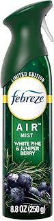 Febreze Air Freshener Spray, Odor-Fighting Room Spray, White Pine & Juniper Berry, 8.8oz, 1 Count