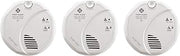 First Alert BRK SC7010B-3 Hardwired Smoke and Carbon Monoxide (CO) Detector with Battery Backup, 3-Pack