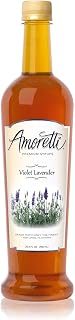 Amoretti Premium Syrup, Violet Lavender, 25.4 Ounce (Pack of 12)