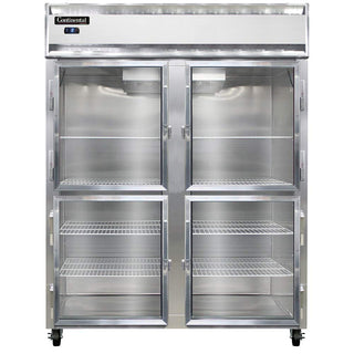 2FE-GD-HD Extra-Wide Two Section Reach In Glass Door Freezer by Continental Refrigerator – Commercial Grade