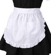 Half Apron by Acrbeli – One Size, Polyester, White, Model 5482JNBU7180