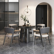 Mesa De Jantar Light Luxury Small Apartment Dining Table Round Home Diner Table by JOYNOW – One Size, 1.5m, Model 8524