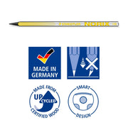 Norix Pencil Case 100% PEFC by STAEDTLER – 72 Count (Pack of 1), Pefc certified wood graphite, natural wood