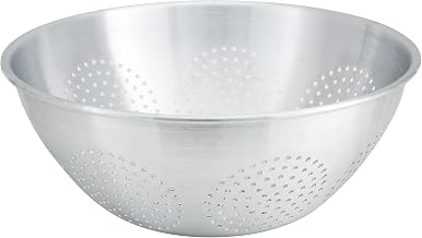 Winco 12 qt Aluminum Colander No Base