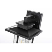 Salem One Light Outdoor Wall Sconce Black by Lighting Design – Iron, Black, Model OD304W12BK
