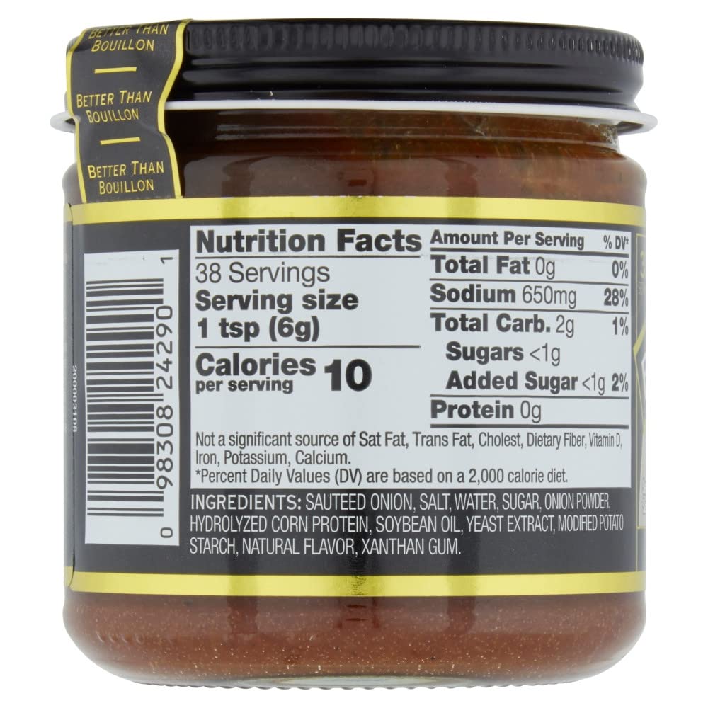 Better Than Bouillon Roasted Garlic + Sauteed Onion / 8 Ounce (Pack of 2) / 2 Vegetable