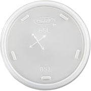 DART 8SL Plastic Cold Cup Lids Fits 8-9oz Cups Translucent 1000/Carton