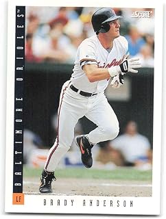 Baseball MLB 1993 Score #140 Brady Anderson NM Orioles