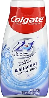 Colgate 2-in-1 Whitening with Stain Lifters Toothpaste 4.60 Oz (4 Packs)