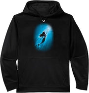 Disney Little Mermaid Ariel Swim Under Water Light Hoodie Performance Hoodie