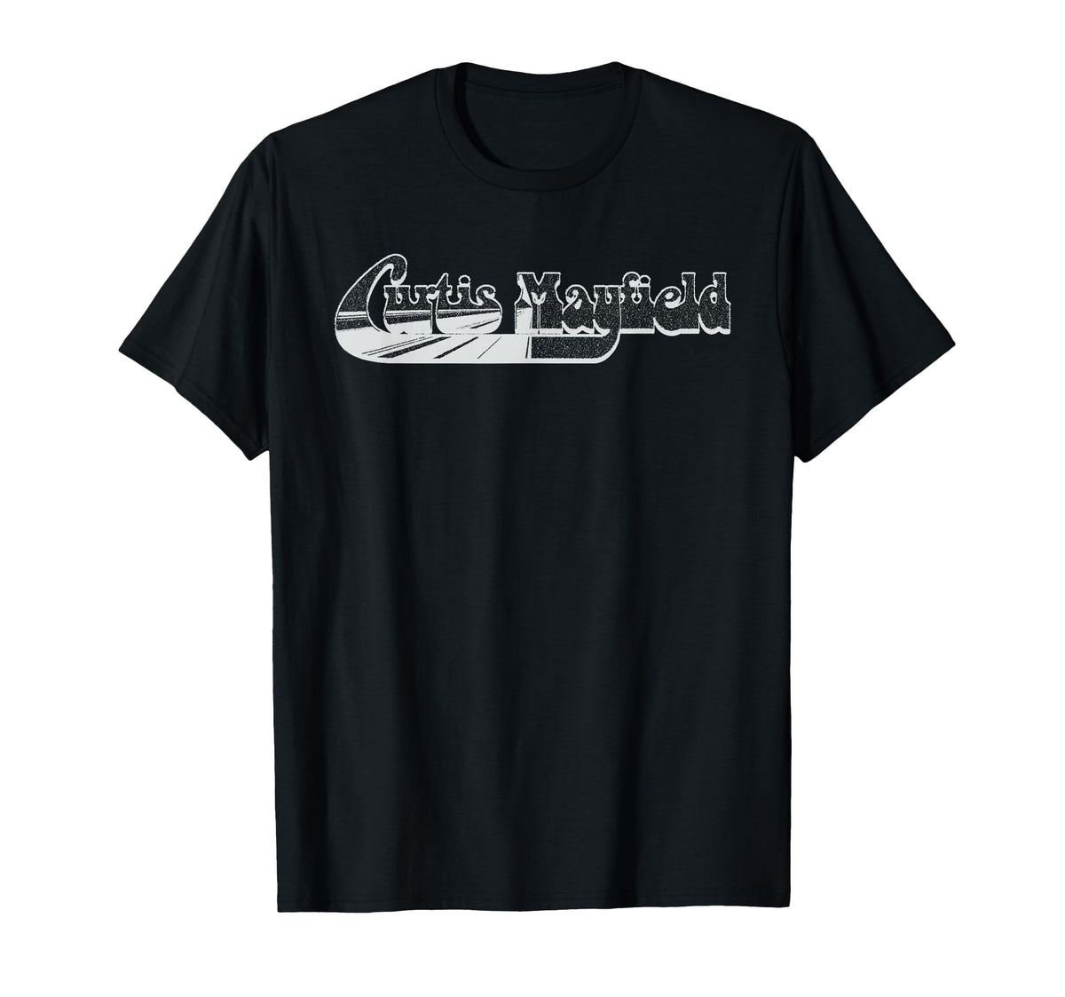 CM Logo T-Shirt by Curtis Mayfield – Cotton, Black, Model G3KK4VVPYVH